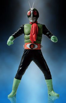 【中古】「ほぼ新品」ソフビ魂 仮面ライダー旧2号