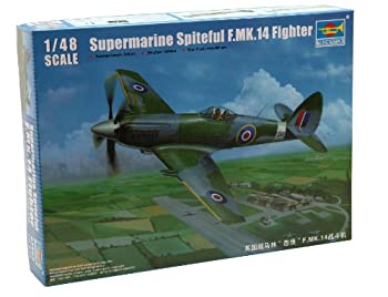 【中古】「非常に良い」トランペッター 1/48 スーパーマリン スパイトフル F.Mk.14 プラモデル｜オマツリライフ別館