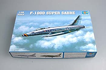 【中古】「非常に良い」トランペッター 1/48 アメリカ空軍 F-100D スーパーセイバー プラモデル|オマツリライフ別館