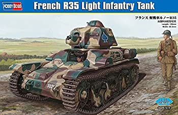 【中古】「ほぼ新品」ホビーボス 1/35 ファイティングヴィークルシリーズ フランス 軽戦車 ルノーR35 プラモデル 83806
