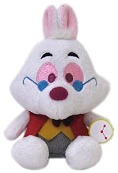 【中古】「ほぼ新品」ディズニー 不思議の国のアリス なかよしビーンズ ぬいぐるみ ホワイトラビット