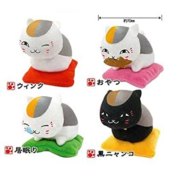 【中古】「非常に良い」夏目友人帳 ニャンコ先生 手のひら ぬいぐるみ 4種セット|オマツリライフ別館