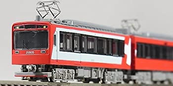 【中古】「ほぼ新品」Nゲージ NT134 箱根登山鉄道2000形 グレッシャー・エクスプレス塗装 (3両セット)
