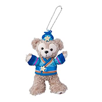 【中古】「ほぼ新品」ダッフィーの七夕　2015　ダッフィー　彦星ぬいぐるみバッジ【東京ディズニーシー限定】