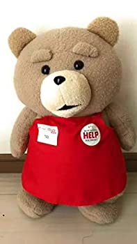 【中古】「ほぼ新品」tedテッド おれのBIGモフモフエプロンぬいぐるみ 特大48cm