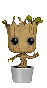 【中古】「非常に良い」Funko POP! Marvel: Dancing Groot Bobble Action Figure