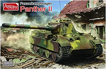 【中古】「非常に良い」アミュージングホビー 1/35 ドイツ軍 ドイツ中戦車 パンサー2 プラモデル AMH35A018|オマツリライフ別館