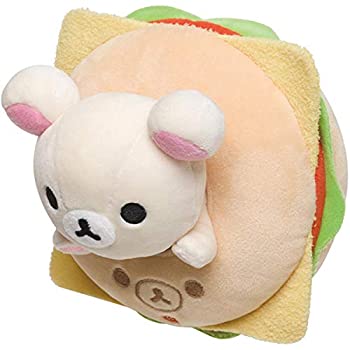 【中古】「ほぼ新品」リラックマ リラックマデリ ぬいぐるみ コリラックマベーグル