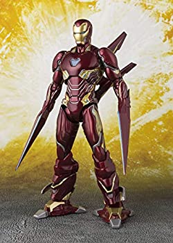 【中古】Bandai 魂ネイション S.H.Figuarts 映画『アベンジャーズ/インフィニティ・ウォー』アイアンマン MK-50 ナノ 武器セット アクションフィギュア｜オマツリライフ別館