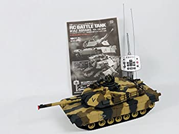 【中古】「非常に良い」1/24　RCバトルタンク　アメリカ軍主力戦車　M1A2　エイブラムス(砂漠迷彩仕様)