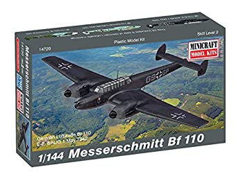 【中古】「未使用品」プラッツ MC14720 1/144 ドイツ空軍 メッサーシュミット Bf110 プラモデル