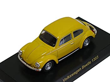 【中古】「ほぼ新品」京商　1/64　フォルクスワーゲン　ミニカーコレクション　ビート　1303　黄色