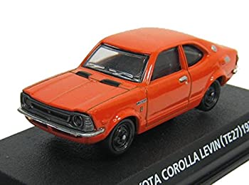 【中古】「ほぼ新品」コナミ 1/64 絶版名車コレクション Vol2 トヨタ カローラレビン 型式TE27 1972 オレンジ