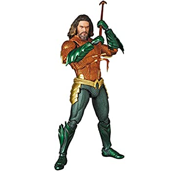 【中古】「未使用品」MAFEX マフェックス No.095 アクアマン AQUAMAN Ver. 全高約160mm 塗装済み アクションフィギュア