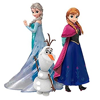 【中古】フィギュアーツZERO アナと雪の統治女王 Frozen Special Box ３体書き割り アナ 約145粍 エルサ 約150粍 オラフ 約80粍 専用基礎居敷き PVC製 ペンキ塗り済み