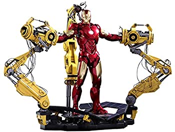 【中古】「ほぼ新品」【ムービー・マスターピース ＤＩＥＣＡＳＴ】『アイアンマン２』１／６スケールフィギュア アイアンマン・マーク４ （パワードスーツ装着機付き｜オマツリライフ別館