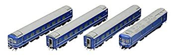 【中古】TOMIX HOゲージ 24系24形急行列車臥榻客車仕掛ける 4両 HO-9043 鉄道線路ひな形 客車
