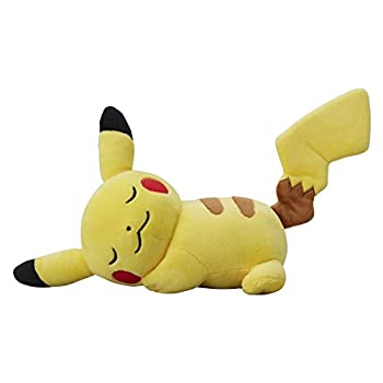【中古】「ほぼ新品」ポケモンセンターオリジナル ぬいぐるみ おねむりピカチュウ