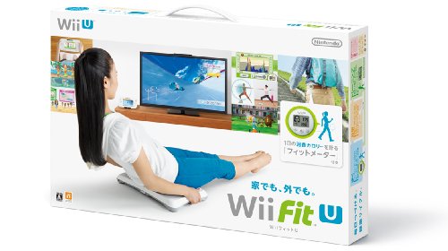 【中古】「未当て嵌める品」Wii Fit U 平衡にするWiiゲーム盤 (シロ) + 相応う米突 (ミドリ) 仕掛ける