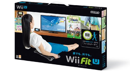 【中古】「ほぼ新品」Wii Fit U バランスWiiボード (クロ) + フィットメーター (ミドリ) セット