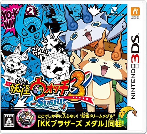 【中古】「非常に良い」妖怪ウォッチ3 スシ (【特典】限定妖怪ドリームメダル「KKブラザーズ メダル」同梱) - 3DS画像