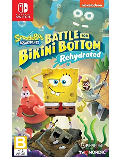 【中古】「未使用品」Spongebob Squarepants: Battle for Bikini Bottom - Rehydrated (輸入版:北米) ? Switch