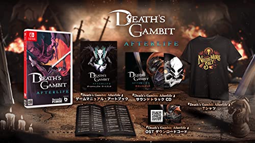 【中古】「ほぼ新品」Deaths Gambit: Afterlife - Switch(デジタル壁紙セット ※有効期限切れのため入手不可・使用不可 & オリジナルデザインTシャツ 同梱)