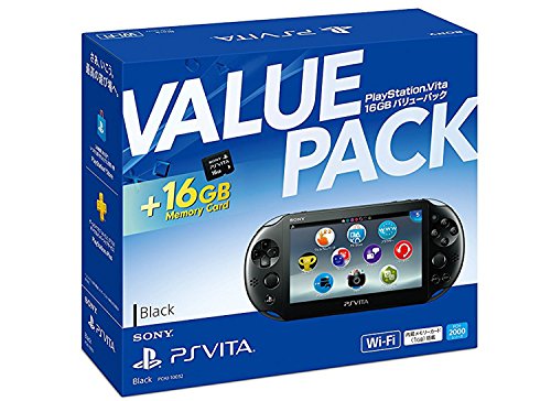 【中古】「人並み外れたに似つかわしい」PlayStation Vita 16GB ありがた味容器に並べる 黒いこと