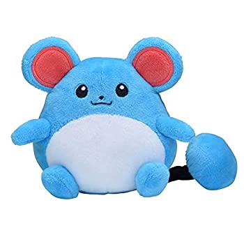 【中古】「ほぼ新品」ポケモンセンターオリジナル ぬいぐるみ Pokemon fit マリル