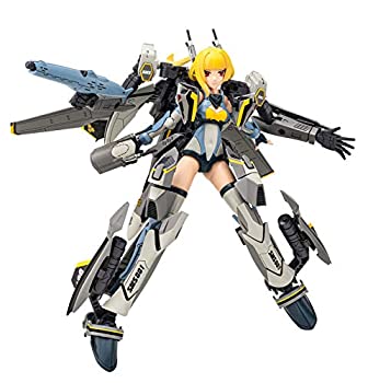 【中古】「未使用品」青島文化教材社 VFG マクロスフロンティア VF-25S メサイア 全高約155mm 色分け済みプラモデル MC-06