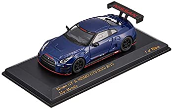 【中古】「ほぼ新品」CARNEL 1/64 ニッサン GT-R ニスモ GT3 (R35) 2015 Blue Metallic 切り上げる品