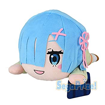 【中古】「ほぼ新品」Re:絶無から始める異分野生きて行く リゼロ メガジャンボ寝そべりぬいぐるみ レム Student