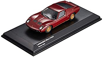 【中古】「ほぼ新品」ブンカ目あたらしい 1/64規摸ミニカーつづき物 ランボルギーニ ミウラ P400 マルーン/ゴールド 切り上げる品