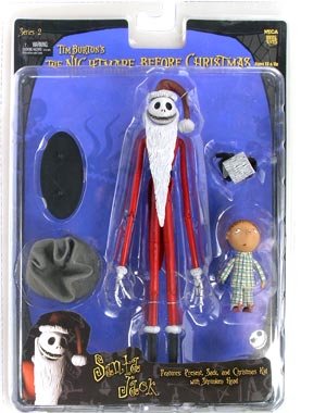 【中古】「ほぼ新品」NECA Tim Burtons The Nightmare Before Christmas Series 2 Action Figure Santa Jack｜オマツリライフ別館