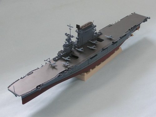【中古】ピットロード 1/700 米海軍レキシントン級 航空母艦 CV-2 レキシントン 1942|オマツリライフ別館