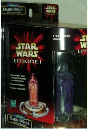 【中古】「ほぼ新品」STAR WARS EPSODE1 ライトアップ・ホログラフフィギュア　ダースモール