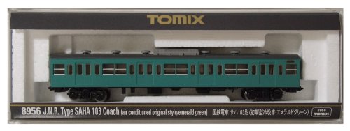 【中古】TOMIX Nゲージ サハ103 初期型冷改車 エメラルドグリーン 8956 鉄道模型 電車