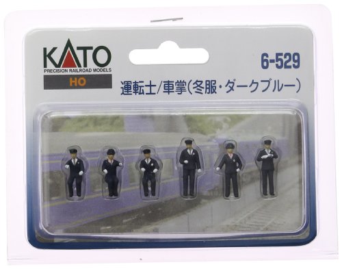 【中古】「未使用品」KATO HOゲージ 運転士・車掌 冬服・ダークブルー 6-529 ジオラマ用品|オマツリライフ別館