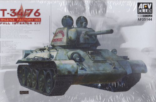 【中古】「非常に良い」AFVクラブ 1/35 T-34/76 1942・43年製 第183工場製 FV35144 プラモデル