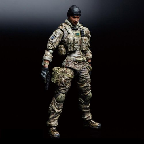 【中古】「非常に良い」メダル オブ オナー ウォーファイター プレイアーツ改 プリーチャー アクション フィギュア