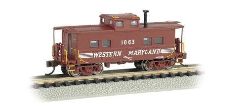 【中古】「ほぼ新品」Bachmann Industries # 1863北東スチールCaboose Western Maryland (速度レタリング) Train Car Nスケール|オマツリライフ別館