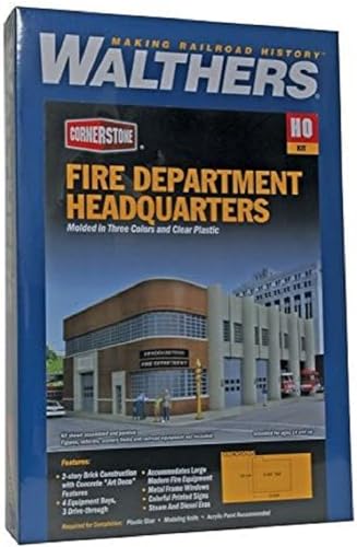 【中古】Walthers Cornerstone Fire Dept Headquarters｜オマツリライフ別館