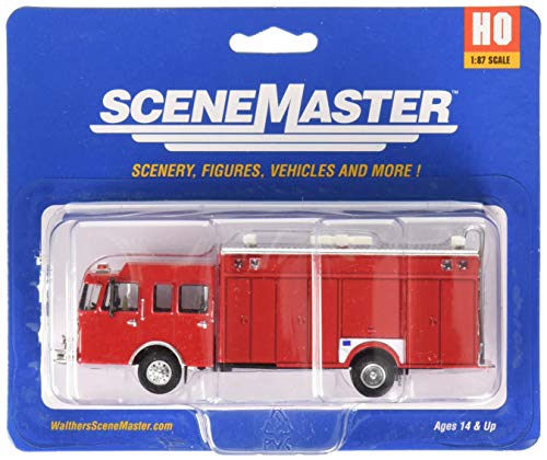 【中古】Walthers SceneMaster Haz Mat Fire Truck