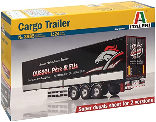 【中古】「未使用品」イタレリ 1/24 カーゴトレーラー プラモデル IT3885｜オマツリライフ別館