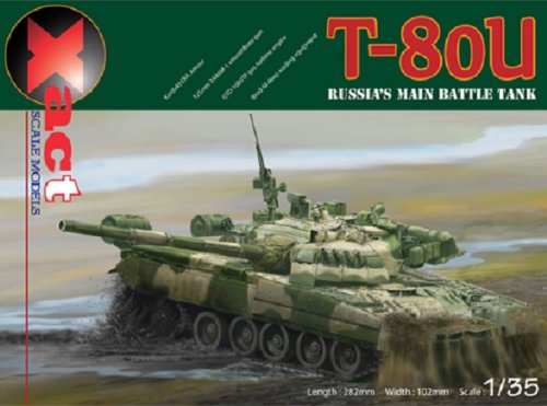 【中古】「非常に良い」XactSCALEMODELS 1/35 T-80U プラモデル|オマツリライフ別館
