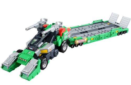【中古】「未使用品」トミカ ハイパーグリーンレンジャー3号 レンジャートレーラー (初回特典つき)