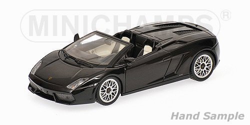 【中古】Minichamps 1/43 ランボガヤルドLP560-4蜘蛛2009 (黒いこと) 成し遂げる品