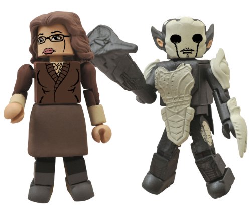 【中古】「未使用品」Diamond Select Toys Marvel Minimates: Thor 2: Series 53 Darcy and Dark Elf Action Figure 2-Pack|オマツリライフ別館
