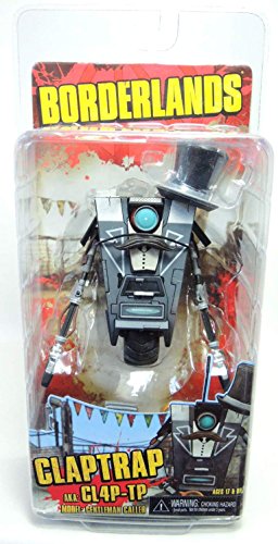 【中古】「ほぼ新品」Borderlands Gentleman Caller Claptrap Action Figure|オマツリライフ別館