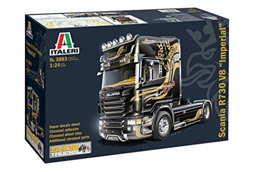 【中古】「非常に良い」イタレリ 1/24 スカニア V8 トップライン インペリアル トラクターヘッド プラスチックモデルキット IT3883|オマツリライフ別館
